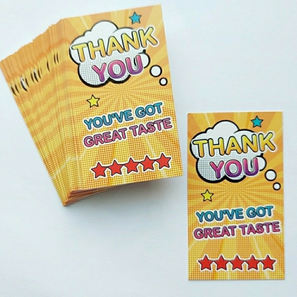 ♥️ 5x25 / 50 Thank You Cards - Picture 12 of 13